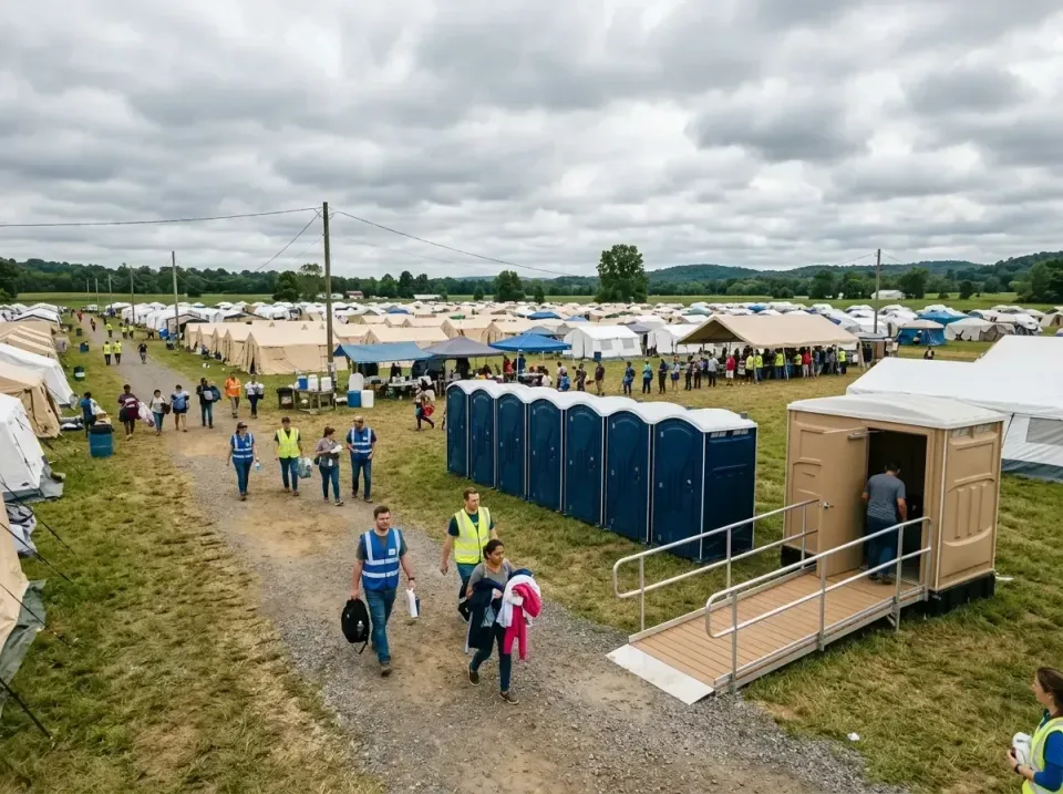 disaster-relief-camp-restrooms-010 — frequently asked questions, Dumpster & Portable Bathrooms Rental in Woodson Terrace, MO